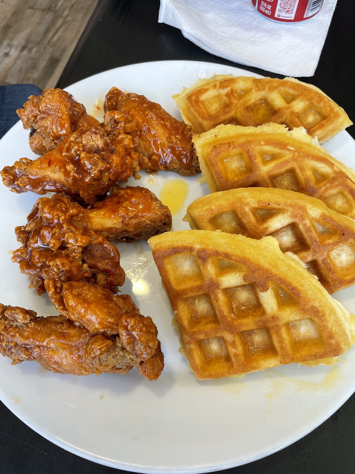 Chicken and waffles